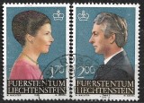 B1044 - Lichtenstein 1984 - 2v.stampilat,serie complete