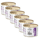 4Vets Cat Natural Simple Recipe Sterilised with Rabbit 6 x 185 g
