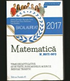 MATEMATICĂ - BACALAUREAT 2017 - BAC MATE-INFO - TESTE, TEME - ADRIAN ZANOSCHI