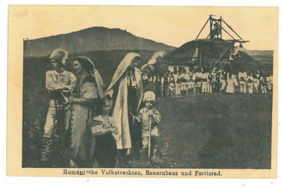 3689 - Regina MARIA, Queen MARY &amp;amp; children - old postcard, CENSOR - used - 1917 foto