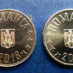 Lot x 2 bucati - Moneda 50 Bani 2018 UNC + 50 Bani 2019 UNC