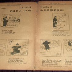 Revista copiilor si tinerimei Nr 22/1921, BD benzi desenate romanesti Iordache