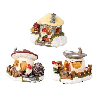 Decoratiune - LED Houses - The Gnome Village - mai multe modele | Kaemingk foto