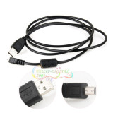Cablu date USB Nikon CoolPix S3000,S3300, S4000, S5100,, S6200, S6300, S8100