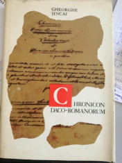 Chronicon daco-romanorum, Gheorghe Sincai foto