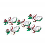 Set 5 brose martisor cu ghiocei