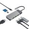 Adaptor Green Cell HUB GC Connect 7in1 (3xUSB-A 3.1 HDMI 4K 60Hz USB-C PD 85W) pentru Apple MacBook M1/M2, Lenovo X1, Asus ZenBook, Dell XPS