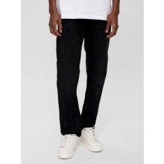 Blugi bărbați Nelio cu talie &icirc;nalță și croială Slim fit, Negru, W31 L32