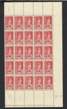 FRANTA 1941 - MARESAL PETAIN CU SUPRATIPAR 1941 BLOC DE 25 buc. MNH