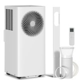 HOMCOM Aparat de aer condiționat portabil 7000 BTU 4 &icirc;n 1 răcire dezumidificator ventilator mod somn pentru 26 m&sup2; Alb | Aosom Romania