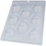 Cumpara ieftin Forma pentru ciocolata BWB 9719, 18.5 X 24 cm, plastic, silicon, transparent