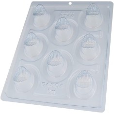 Forma pentru ciocolata BWB 9719, 18.5 X 24 cm, plastic, silicon, transparent