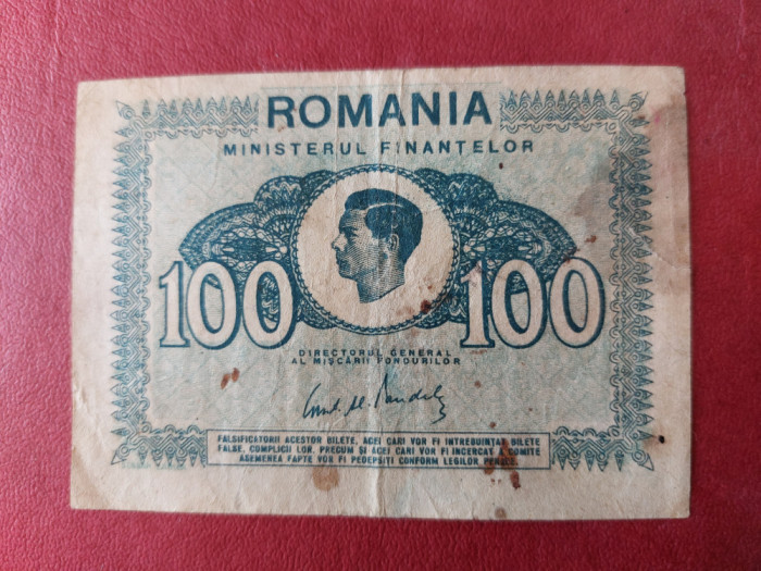 Bancnota 100 lei 1945 Romania