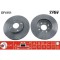 Set discuri frana fata TRW, Honda Accord Vi (Ck, Cg, Ch, Cf), 03.1997-12.03, Accord Vi Hatch, Clback (Ch, Cl), 12.99-12.02, Fata; puntea fata; Tip fr