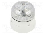 Semnalizator luminos LED flash alb KLAXON SIGNALS 11-35V IP65