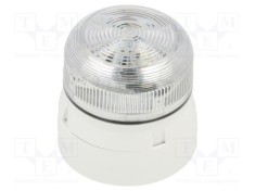 Semnalizator luminos LED flash alb KLAXON SIGNALS 11-35V IP65