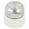 Semnalizator luminos LED flash alb KLAXON SIGNALS 11-35V IP65
