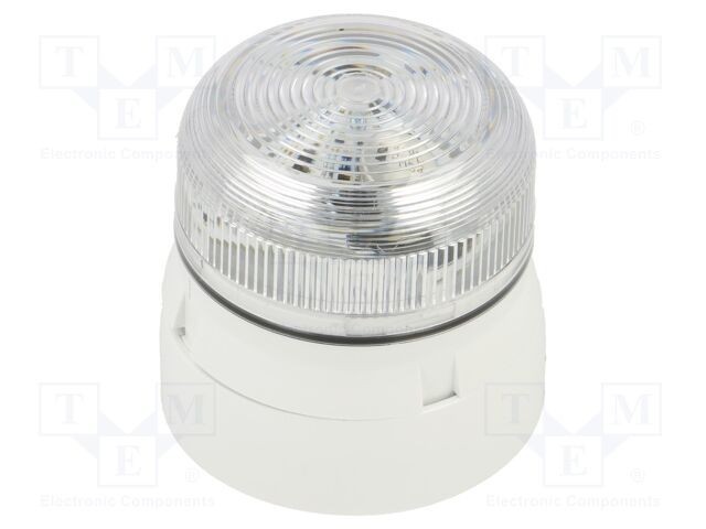 Semnalizator luminos LED flash alb KLAXON SIGNALS 11-35V IP65