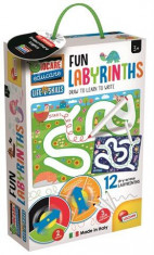 Joc Montessori - Labirinturi amuzante PlayLearn Toys foto