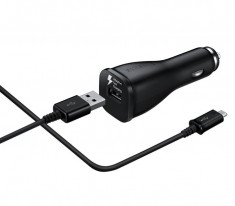 Incarcator Auto rapid Samsung EP-LN915CBEGWW, cablu USB Type-C EP-DW700CBE, 2000 mAh, negru foto