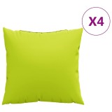 Cumpara ieftin Perne canapea 4 buc. verde aprins 60x60 cm, material textil