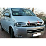 Ornamente inox grila bara masca fata Vw T5 Transporter Facelift 2009-2015, ALM