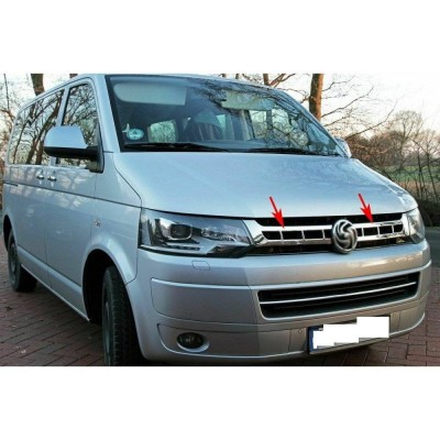 Ornamente inox grila bara masca fata Vw T5 Transporter Facelift 2009-2015 foto