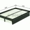 Filtru aer VW BORA (1J2) (1998 - 2005) BOSCH 1 457 433 081