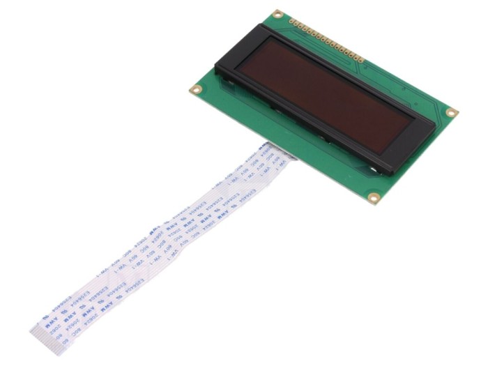 Afișaj OLED Grafic 100x32 Galben