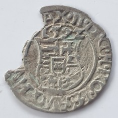 Ungaria 1 denar 1572 KB argint Maximilian ll