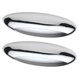 Cumpara ieftin Set 2 Manere pentru mobila, din metal, OZS-1131, lungime 117 mm, distanta gauri 96 mm, crom lucios