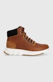 Sorel ghete de piele MAC HILL LITE MID WP barbati, culoarea maro, 2048841286