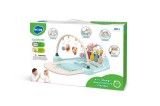 Salteluta Joaca Interactiva Bebe 4 in 1 Hola, Multicolor, 0-1 An, Jucarii Educative, Covoras Senzorial, Sigur si Distractiv