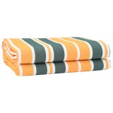 VidaXL Material de &icirc;nlocuire pentru copertină Verde și Galben 10x1.6 m
