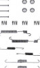 Set accesorii sabot de frana HYUNDAI ACCENT I X-3 ATE 03013792772