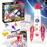 Set educational stiintific ZYTEQ&reg;️, racheta spatiala cu abur, experiment chimic, multicolor, 40cm