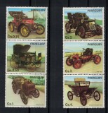 PARAGUAY 1986 - Masini de epoca / serie completa MNH