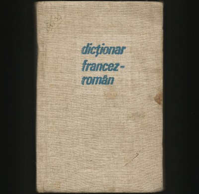 DICȚIONAR FRANCEZ ROM&amp;Acirc;N foto