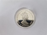 Falkland Island UK-2 Pounds - 1996 Argint Elizabeth II Egbert of Wessex.