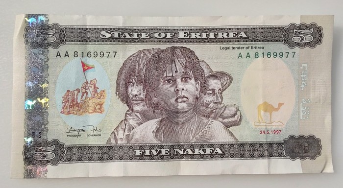 Eritrea - 5 Nakfa 1997