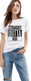 Cumpara ieftin Tricou dama alb - Straight Outta Iasi - 2XL, THEICONIC