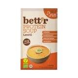 Supa Instant Proteica cu Linte Bio Vegana 30g Bettr - Bogata in Fibre, Gata in 1 Minut