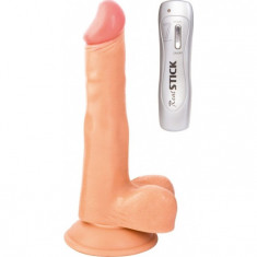 Vibrator RealStick Nude 17 cm foto