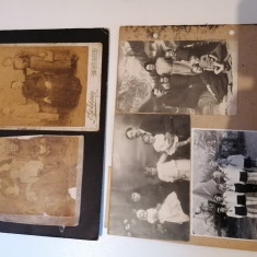 LOT 4 FILE ALBUM POZE / FOTOGRAFII/ VECHI ALB NEGRU ANII 20-30