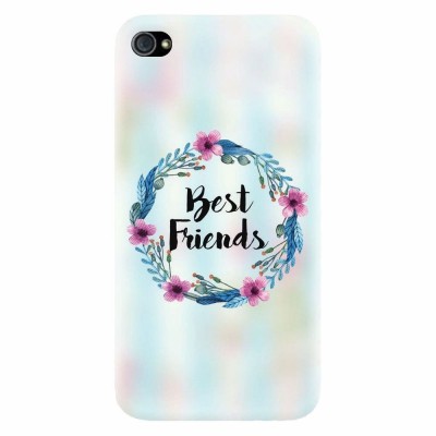 Husa silicon pentru Apple Iphone 4 / 4S, Best Friends 001 foto