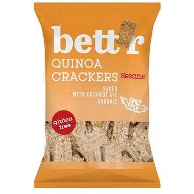 Crackers cu quinoa si susan fara gluten eco 100g Bettr foto