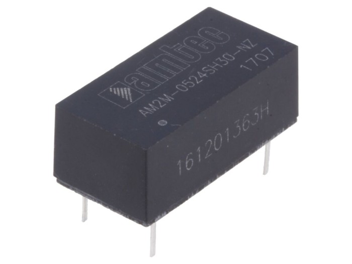 Convertor DC/DC 2W, 24V, DIP14