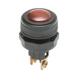 Indicator luminos rosu 12V/10A&ndash;24V/5A cu 2 pini universal