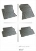 Covorase auto cauciuc Frogum dedicate Ford Focus 1 (I) 1998-2004, set negru