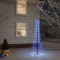 vidaXL Brad de Craciun, 108 LED-uri albastre, 180 cm, cu ?aru?,
